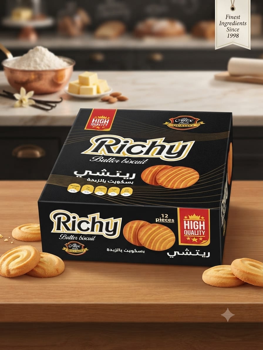 بسكويت ريتشي بالزبدة 5ج